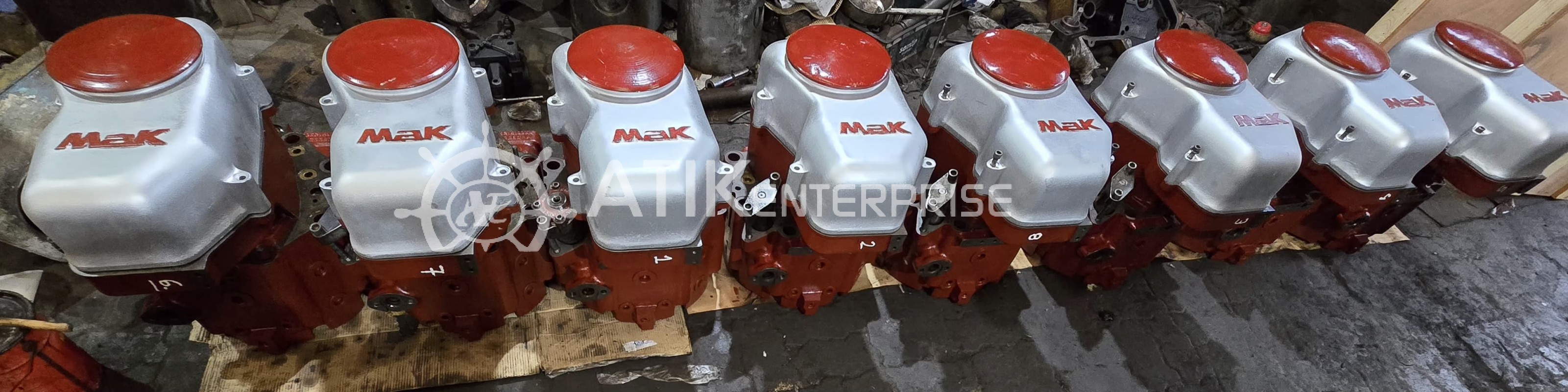 MaK 453C Cylinder Heads